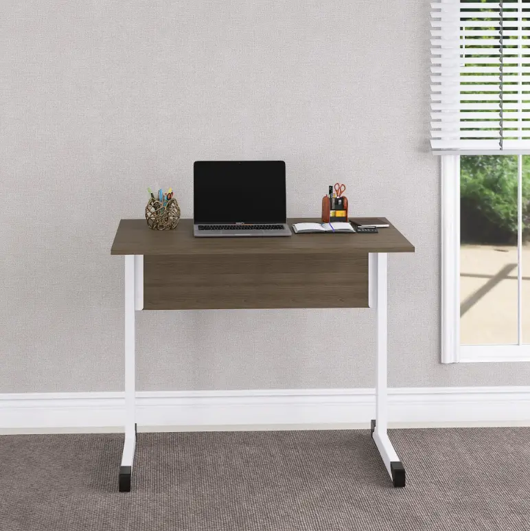 Mesa de Escritório 90x60 cm com Pé Tubular