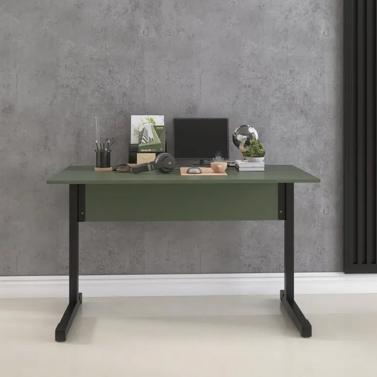 Mesa de Escritório 120 cm com Pé Tubular