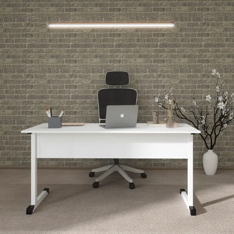 Mesa de Escritório 150 cm com Pé Tubular