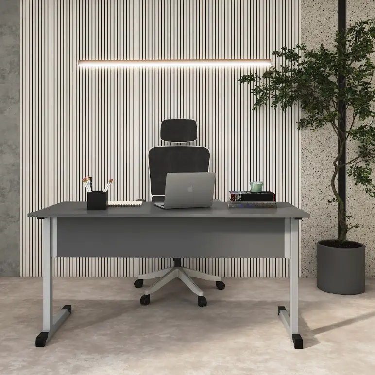 Mesa de Escritório 150 cm com Pé Tubular