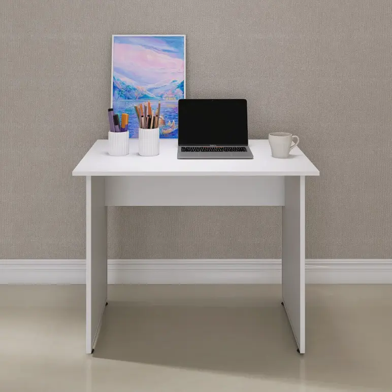 Mesa de Escritório 90x60 cm com Pé Painel