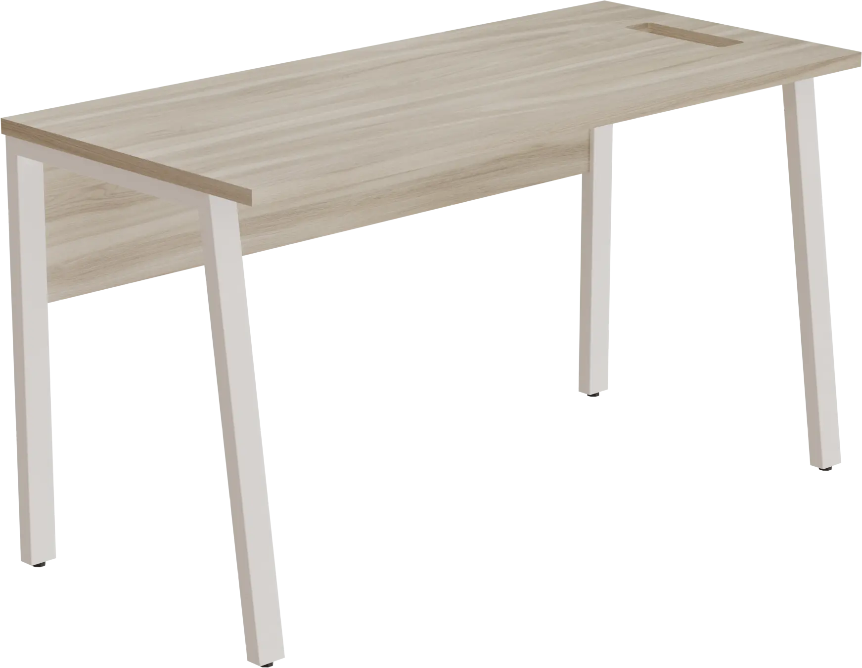 Mesa Reta Pé Cavalete com Rasgo para Régua de Tomada 120 x 60 cm