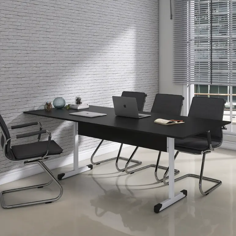 Mesa de Reunião 2,00 m com Pé Tubular