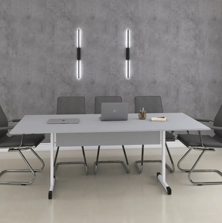 Mesa de Reunião 2,00 m com Pé Tubular