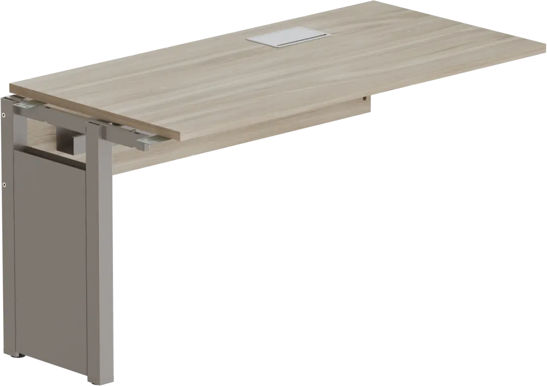 Plataforma Simples Pé Metálico Módulo Auxiliar 74 x 140 x 67,5 cm