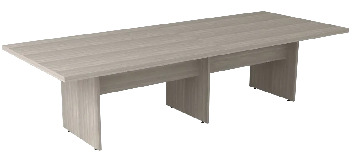 Mesa de Reunião Retangular Bipartida sem Recorte para Caixa de Tomada 400 x 120 cm Prima Impact 40 Marzo Vitorino