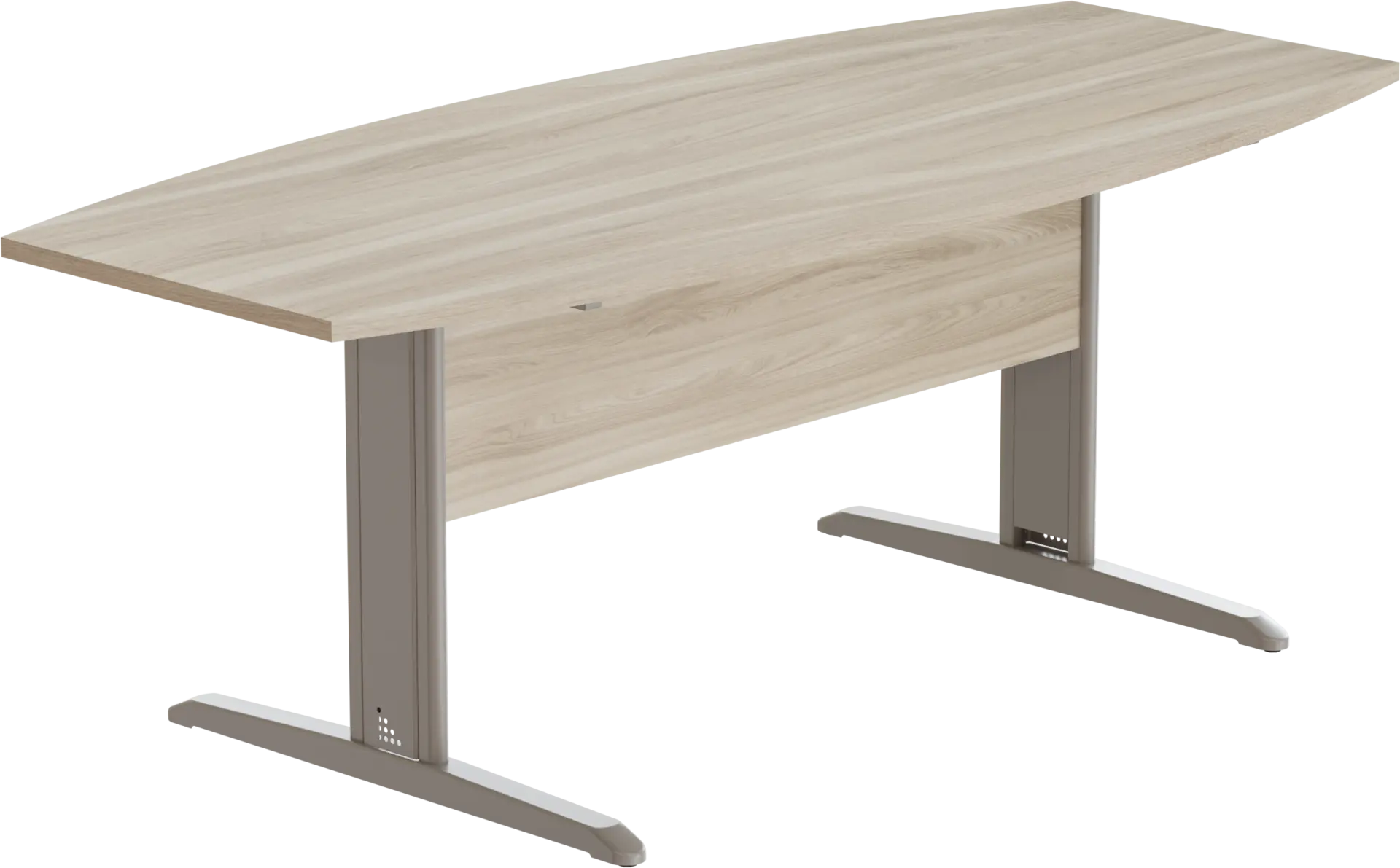 Mesa Reunião Semi Oval - Frontal BP 160 x 90 cm - Romanzza Plus Marzo Vitorino