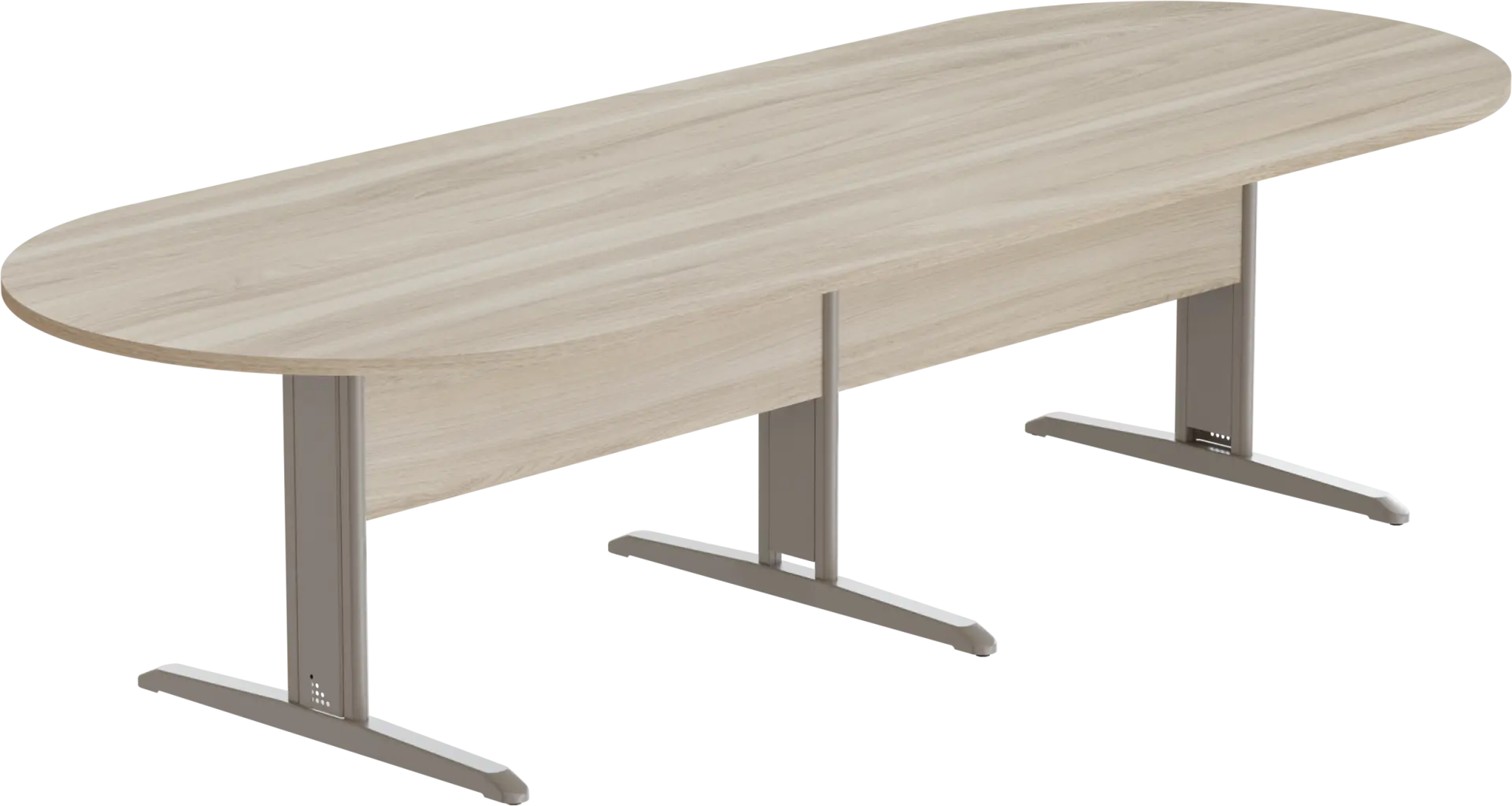 Mesa Reunião Oval Bipartida - Frontal BP 300 x 110 cm - Romanzza Plus Marzo Vitorino