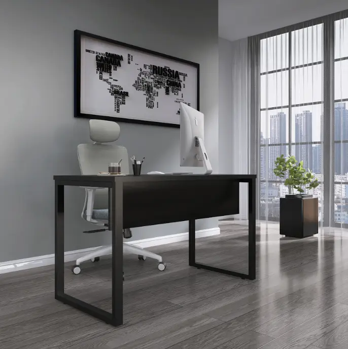 Mesa de Escritório Gerencial 134 cm Pé de Aço - P25 TUB Pandin