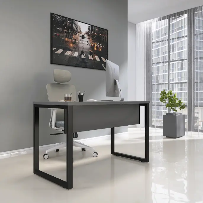 Mesa de Escritório Diretoria 150 cm Pé de Aço - P25 TUB Pandin