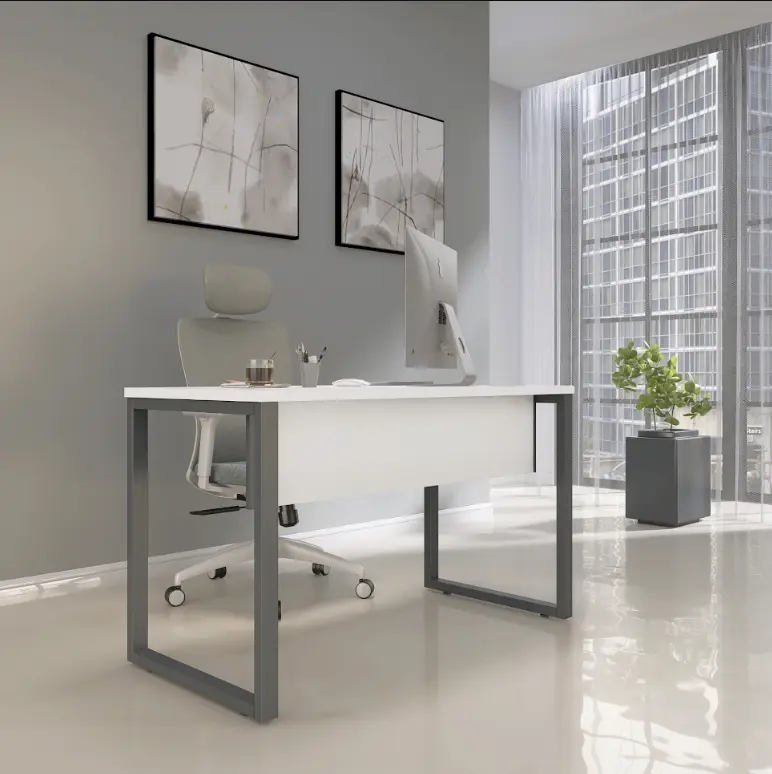 Mesa de Escritório Diretoria 150 x 70 cm Pé de Aço - P25 TUB Pandin
