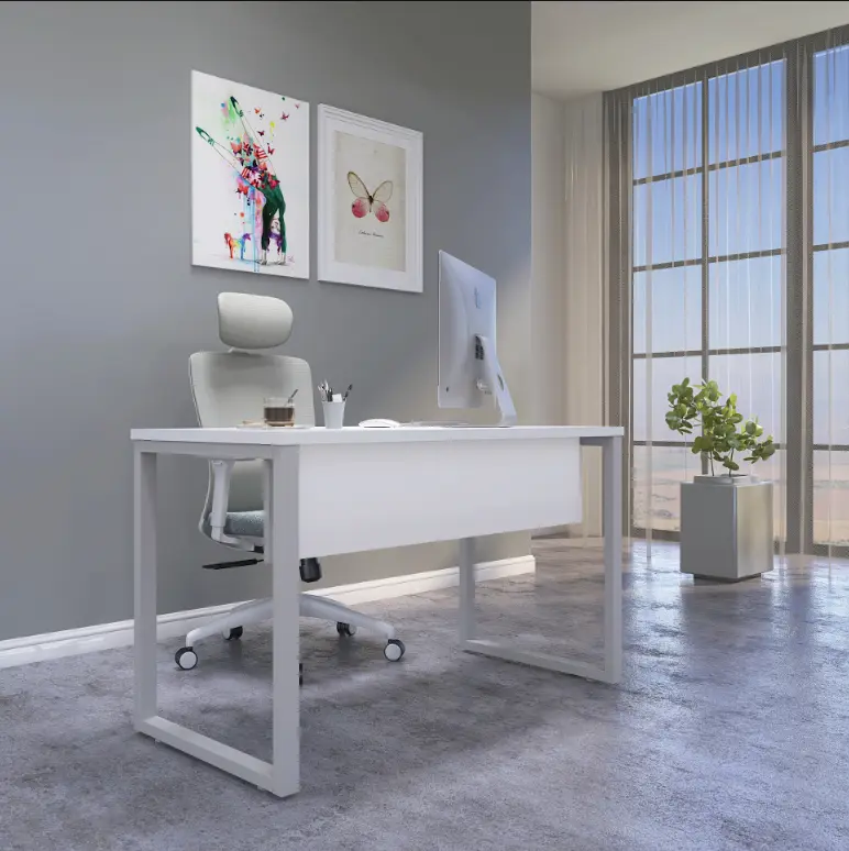 Mesa de Escritório Diretoria 150 x 70 cm Pé de Aço - P25 TUB Pandin