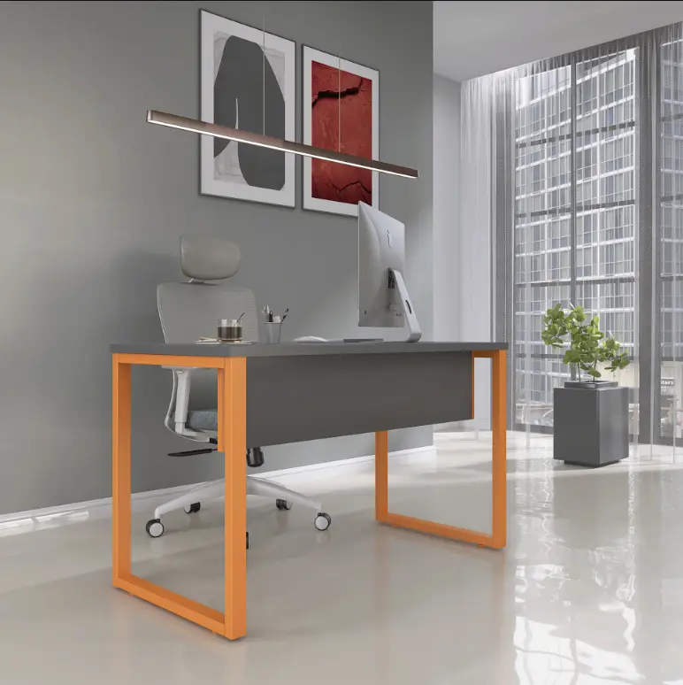 Mesa de Escritório Diretoria 150 x 70 cm Pé de Aço - P25 TUB Pandin