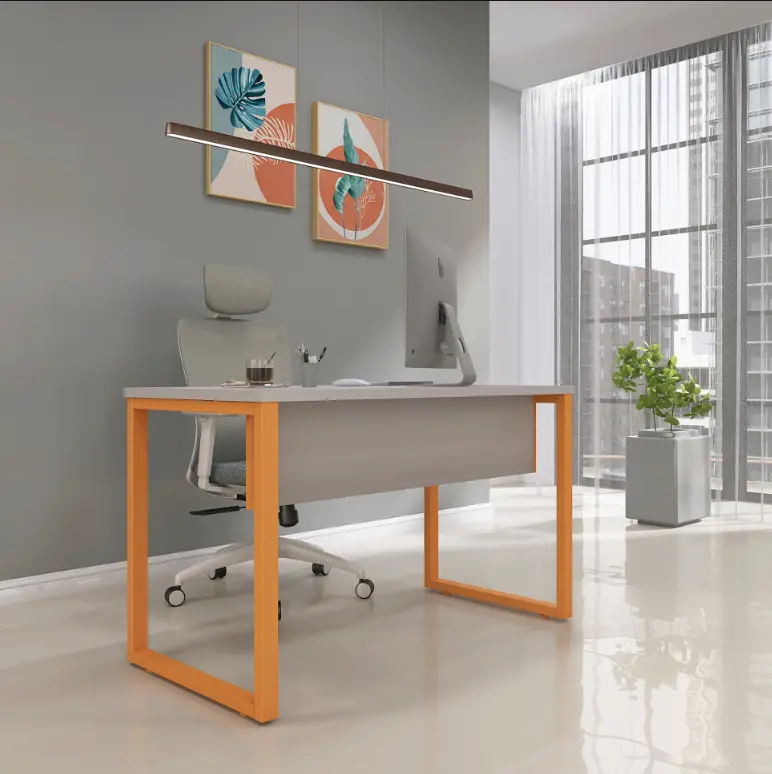 Mesa de Escritório Diretoria 150 x 70 cm Pé de Aço - P25 TUB Pandin