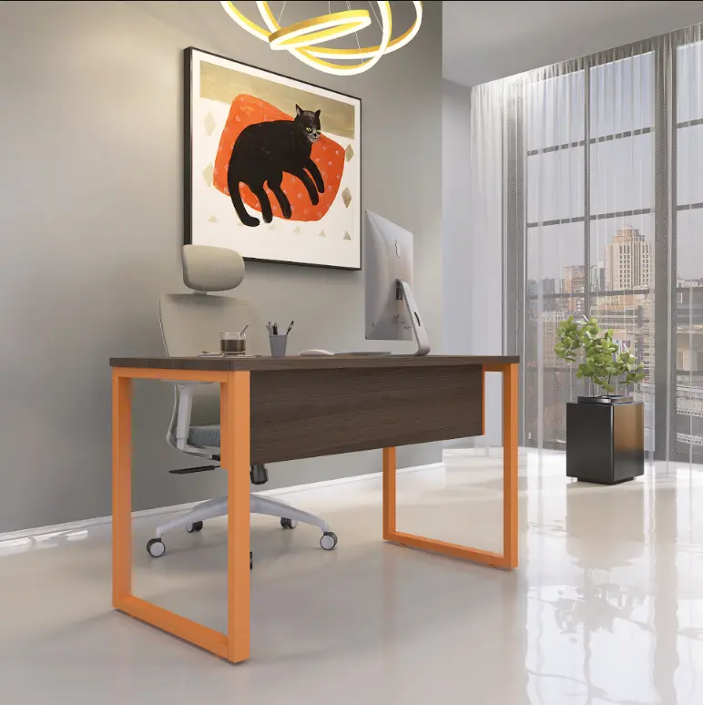 Mesa de Escritório Diretoria 170 x 70 cm Pé de Aço - P25 TUB Pandin