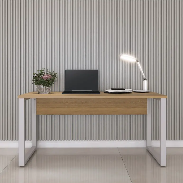 Mesa de Escritório Diretoria 170 x 70 cm Pé de Aço - P25 TUB Pandin