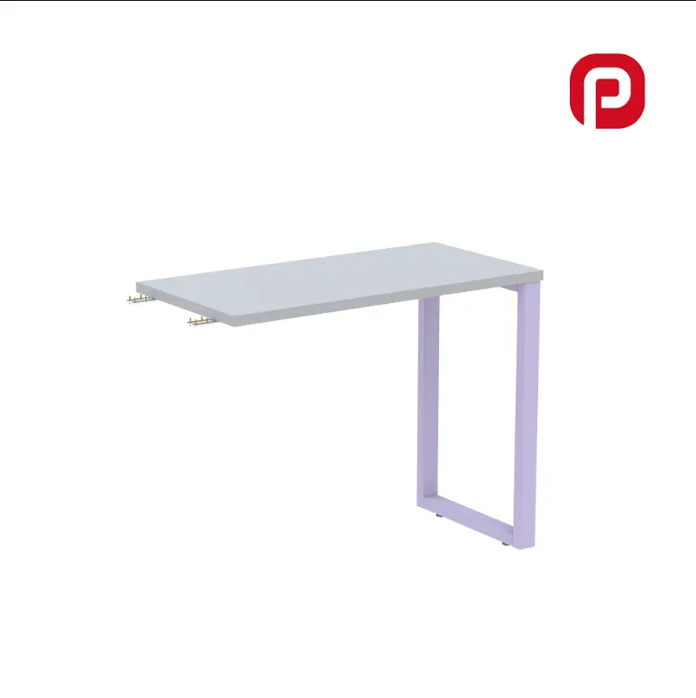 Mesa Complementar 90 cm Pé de Aço - P25 TUB Pandin