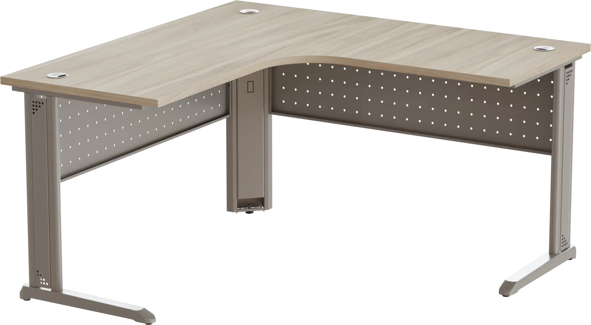 Mesa Delta - Frontal de Aço - veio à Esquerda 120 x 120 cm - Romanzza Plus Marzo Vitorino