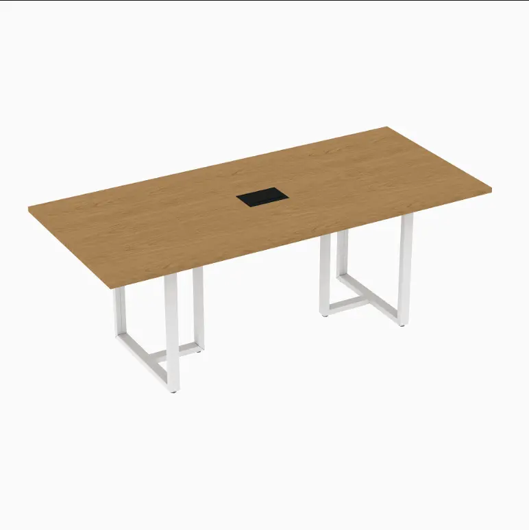 Mesa de Reunião 2,00 m com Power Box Pé de Aço - P25 TUB Pandin
