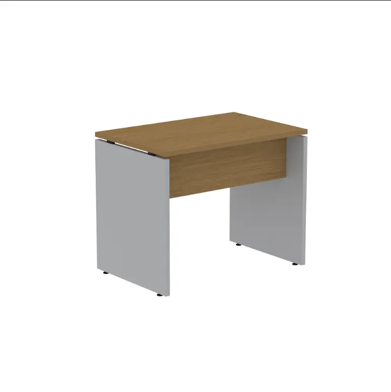 Mesa de Escritório Auxiliar 90 cm Pé Painel - P25 PP Pandin