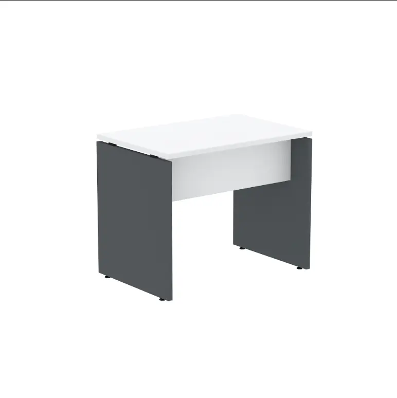 Mesa de Escritório Auxiliar 90 cm Pé Painel - P25 PP Pandin