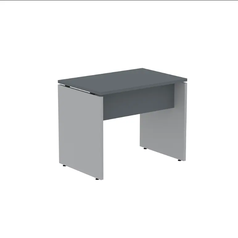 Mesa de Escritório Auxiliar 90 cm Pé Painel - P25 PP Pandin