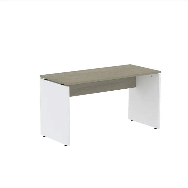 Mesa de Escritório Secretária 120 cm Pé Painel - P25 PP Pandin