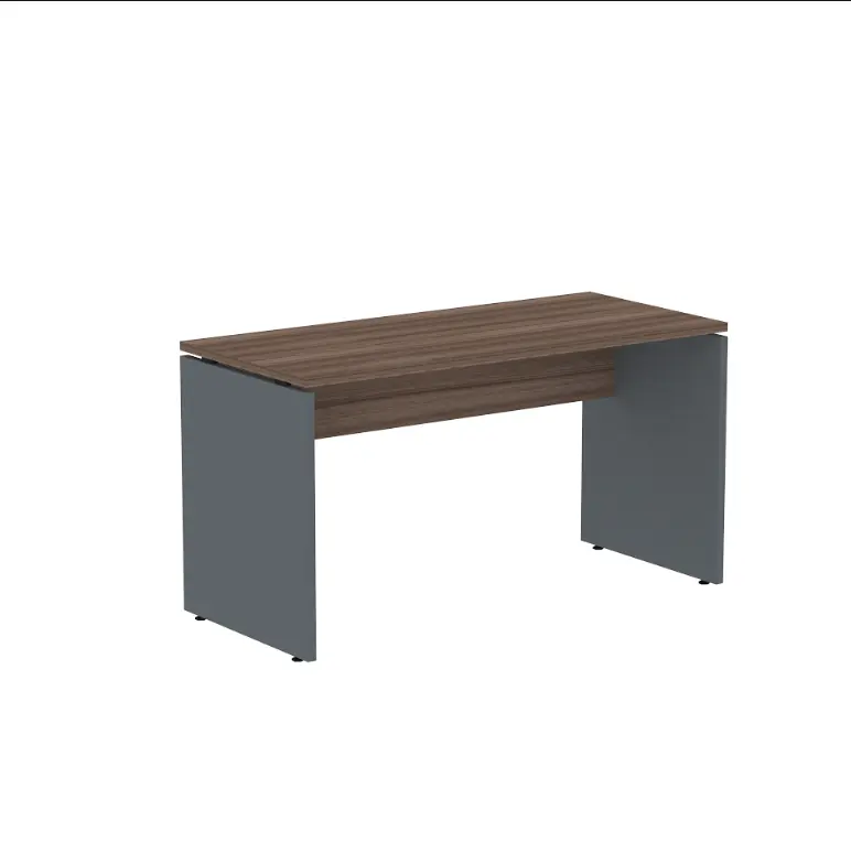 Mesa de Escritório Secretária 120 cm Pé Painel - P25 PP Pandin