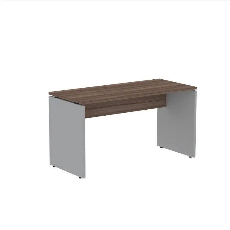 Mesa de Escritório Secretária 120 cm Pé Painel - P25 PP Pandin