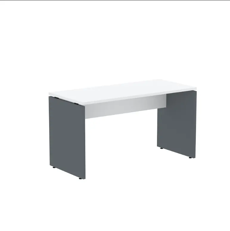 Mesa de Escritório Secretária 120 cm Pé Painel - P25 PP Pandin