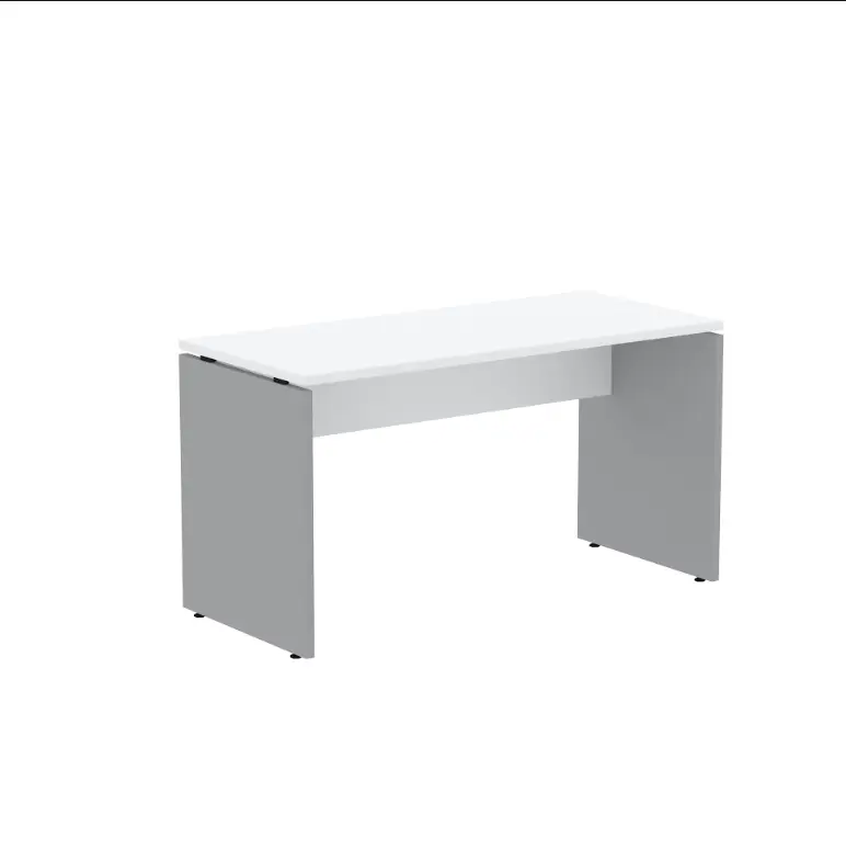 Mesa de Escritório Secretária 120 cm Pé Painel - P25 PP Pandin