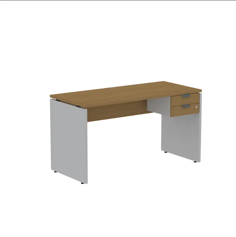 Mesa de Escritório Diretoria 150 x 70 cm Pé Painel - P25 PP Pandin
