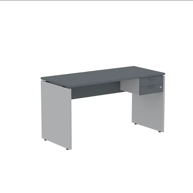 Mesa de Escritório Diretoria 150 x 70 cm Pé Painel - P25 PP Pandin
