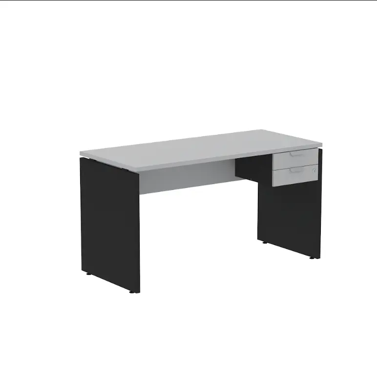 Mesa de Escritório Diretoria 150 x 70 cm Pé Painel - P25 PP Pandin