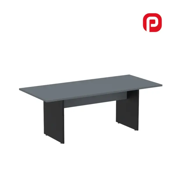 Mesa de Reunião Retangular 2,00 m Pé Painel - P25 PP Pandin