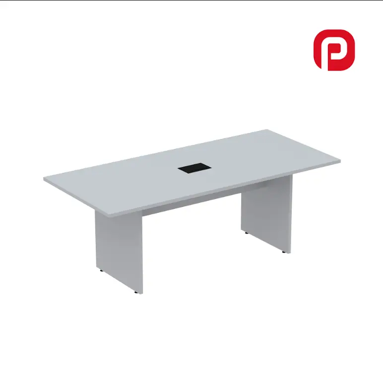 Mesa de Reunião 2,00 m com Power Box Pé Painel - P25 PP Pandin