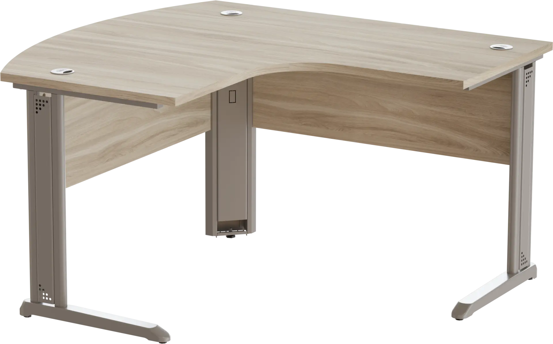 Mesa Delta Atendimento Esquerda 130 x 195 cm - Romanzza Plus Marzo Vitorino