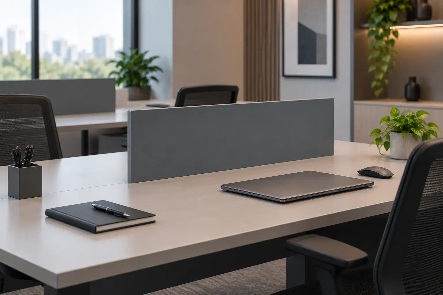 Painel Divisor para Mesa 1,30 m - P25 Pandin