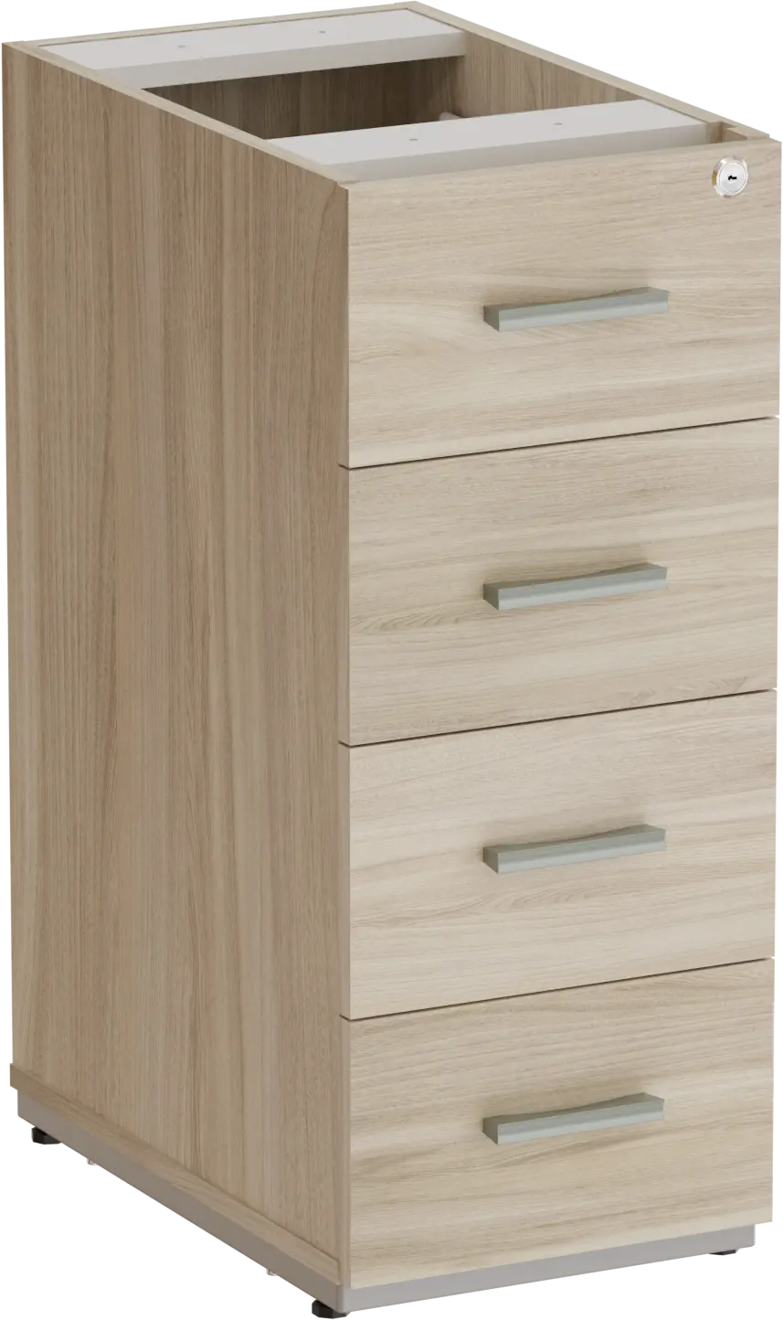 Gaveteiro Pedestal 4 Gavetas 40 x 48 cm - Romanzza Plus Marzo Vitorino