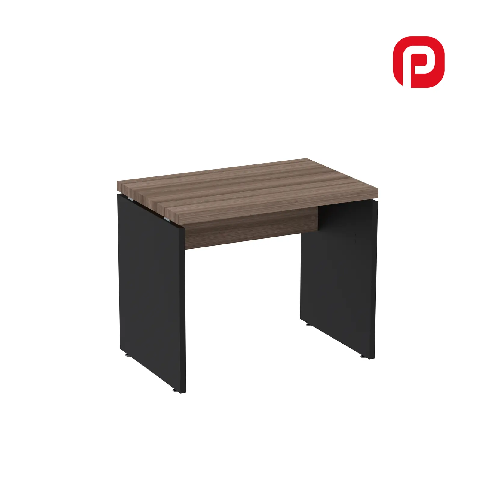 Mesa de Escritório Reta 90 cm Pé Painel - PE40 Pandin