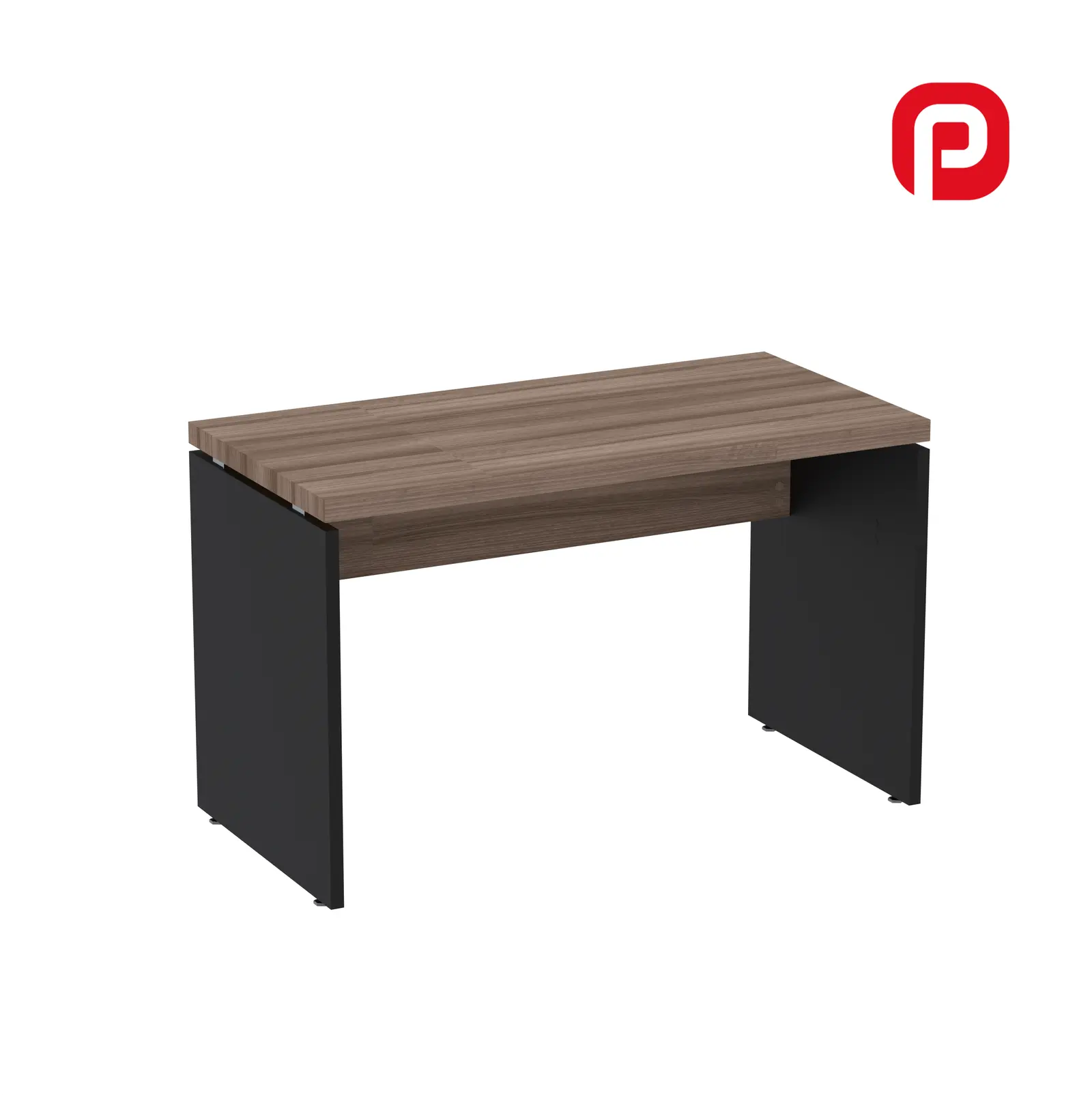Mesa de Escritório Reta 1,20 m Pé Painel - PE40 Pandin