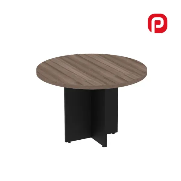 Mesa de Reunião Redonda 1,10 m Pé Painel - PE40 Pandin