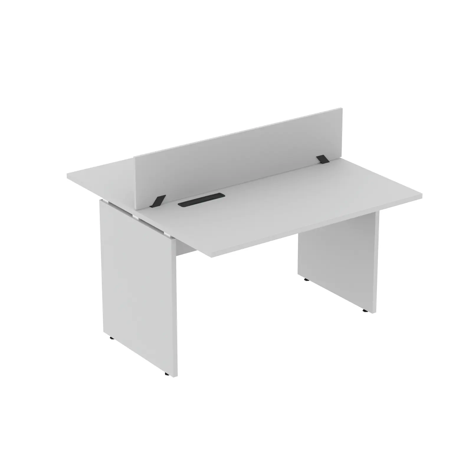 Plataforma de Trabalho Dupla Pé Painel 2 Lugares 1,10 m