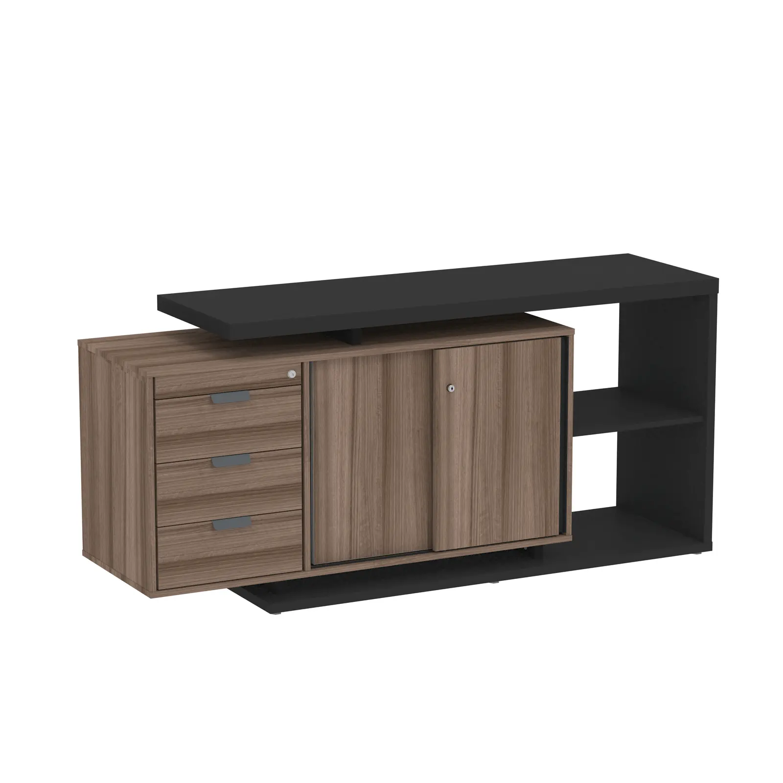 Credenza Aura 3 Portas 1,62 m