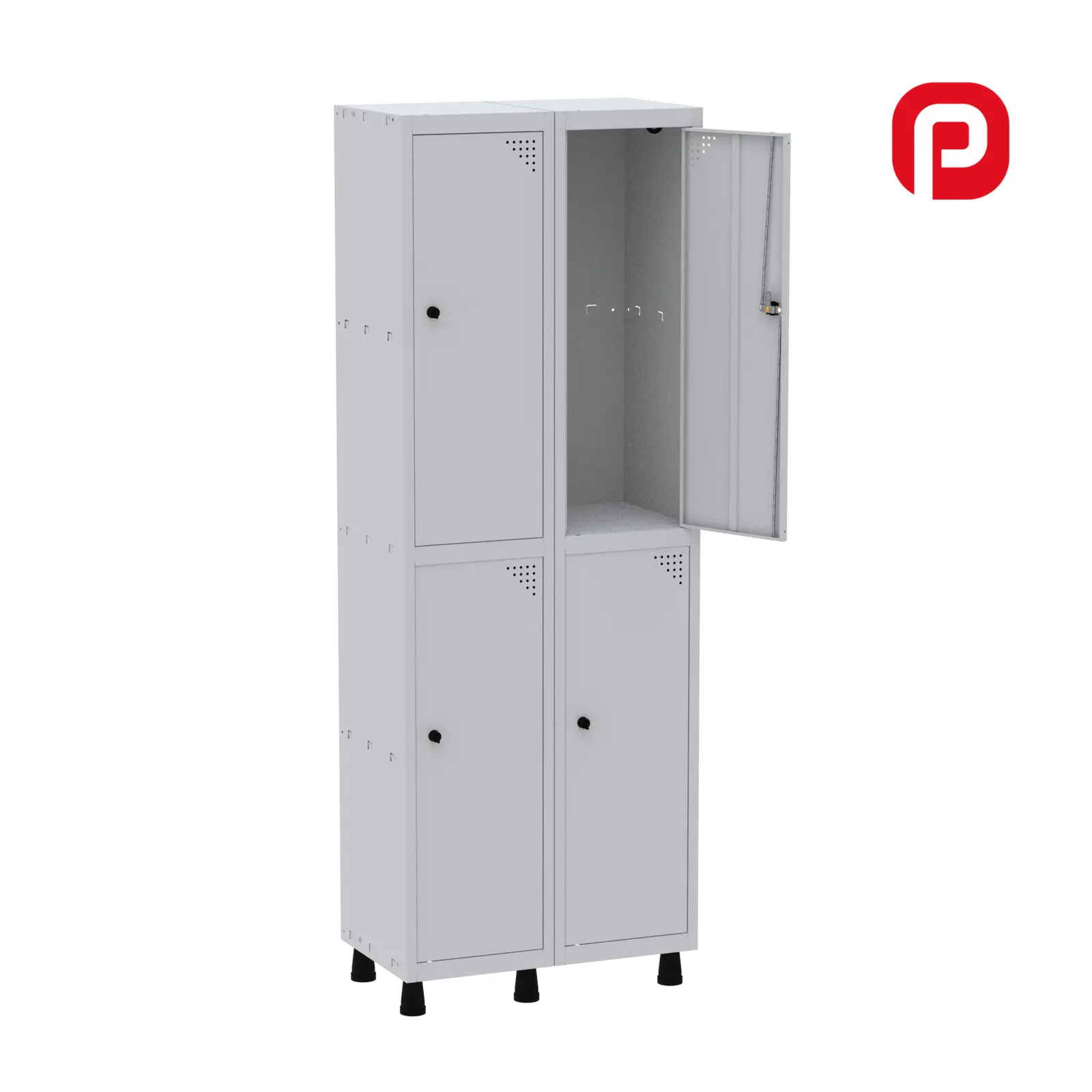 Roupeiro de Aço 4 Portas Grandes GRP 502/4 - Pandin
