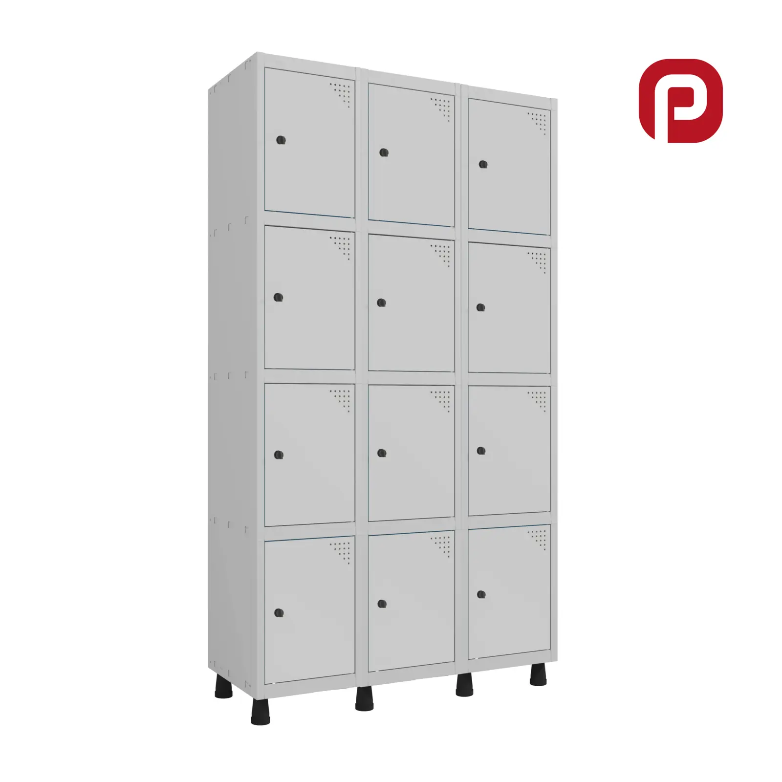 Roupeiro de Aço 12 Portas Pequenas GRP 503/12 - Pandin