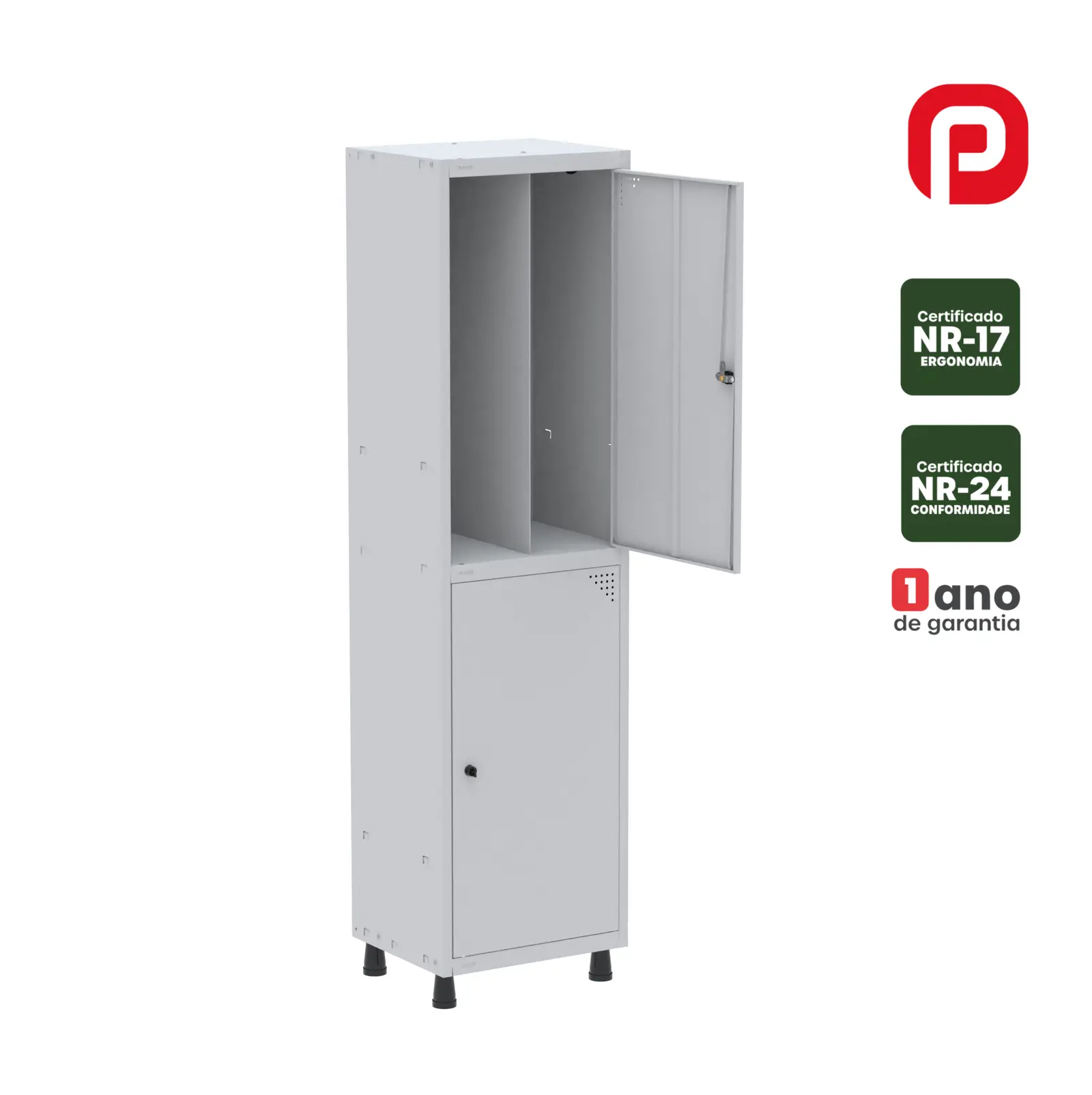 Roupeiro de Aço GRF 501/2 INS DI - Linha de Aço Pandin