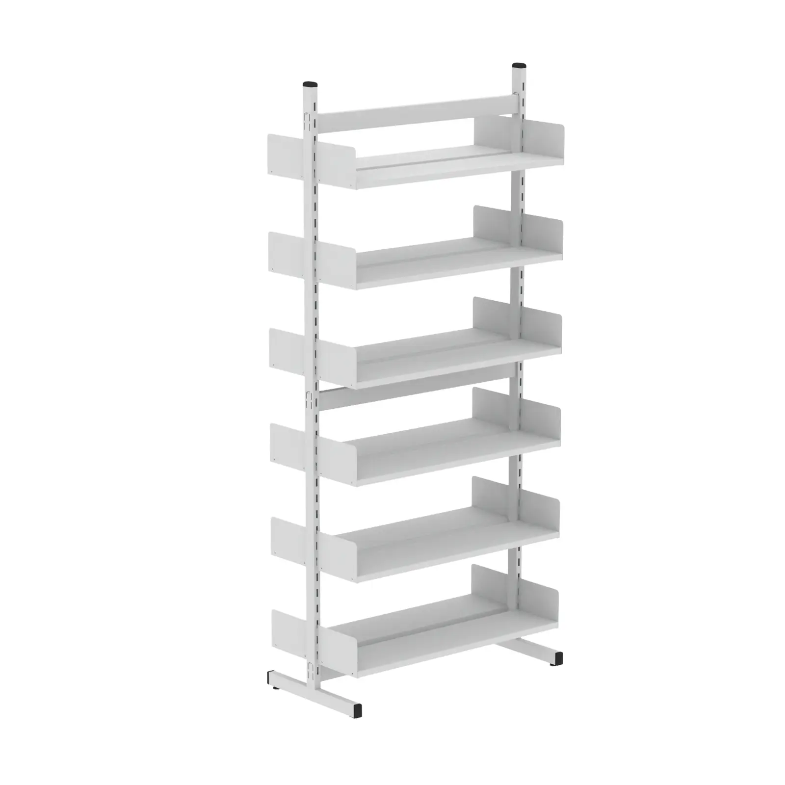 Estante Biblioteca de Aço EBDSB sem base 2300 - Início - Linha de Aço Pandin