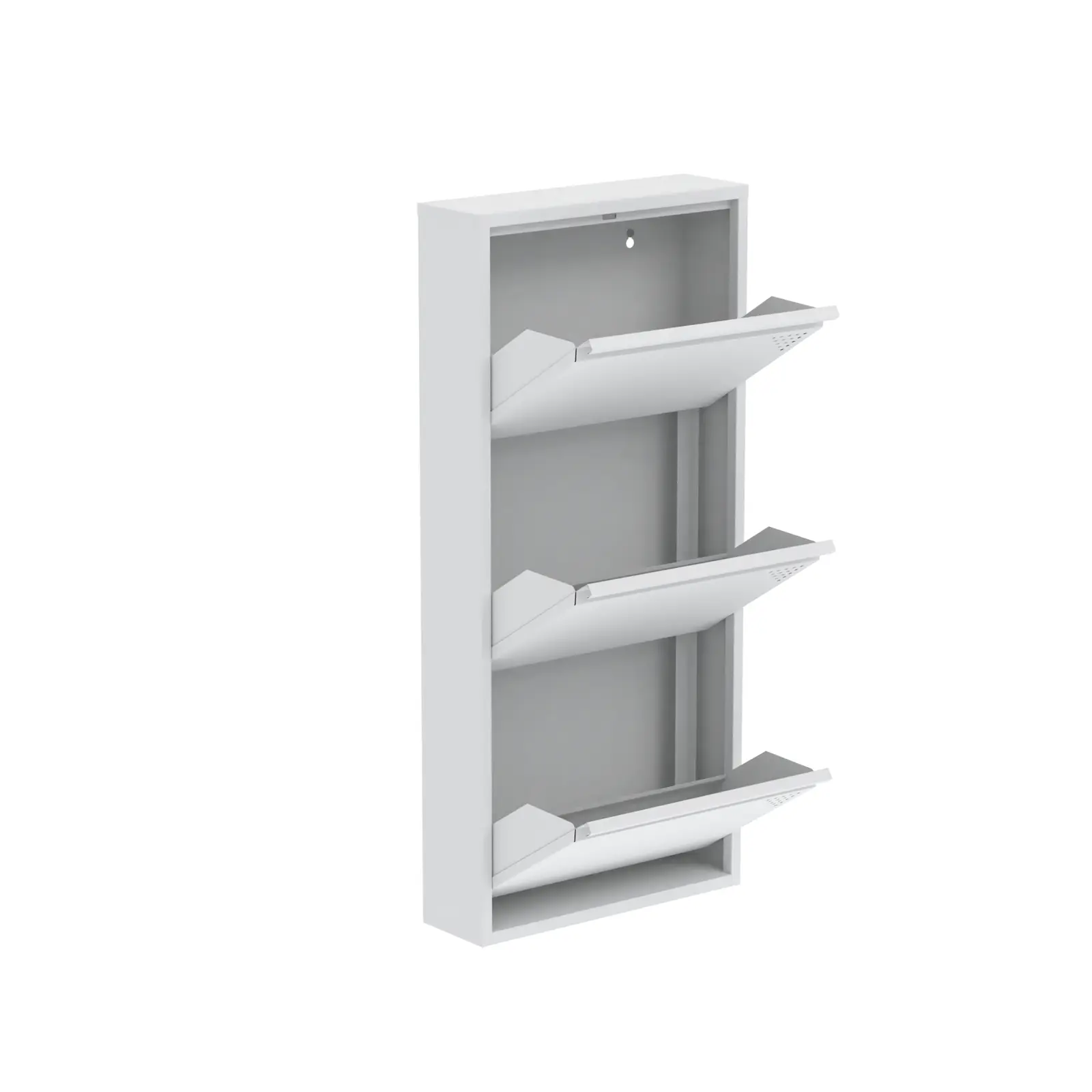 Acessório de Aço Sapateira de Aço SAP03G-HO - 3 Gavetas - Linha de Aço Pandin