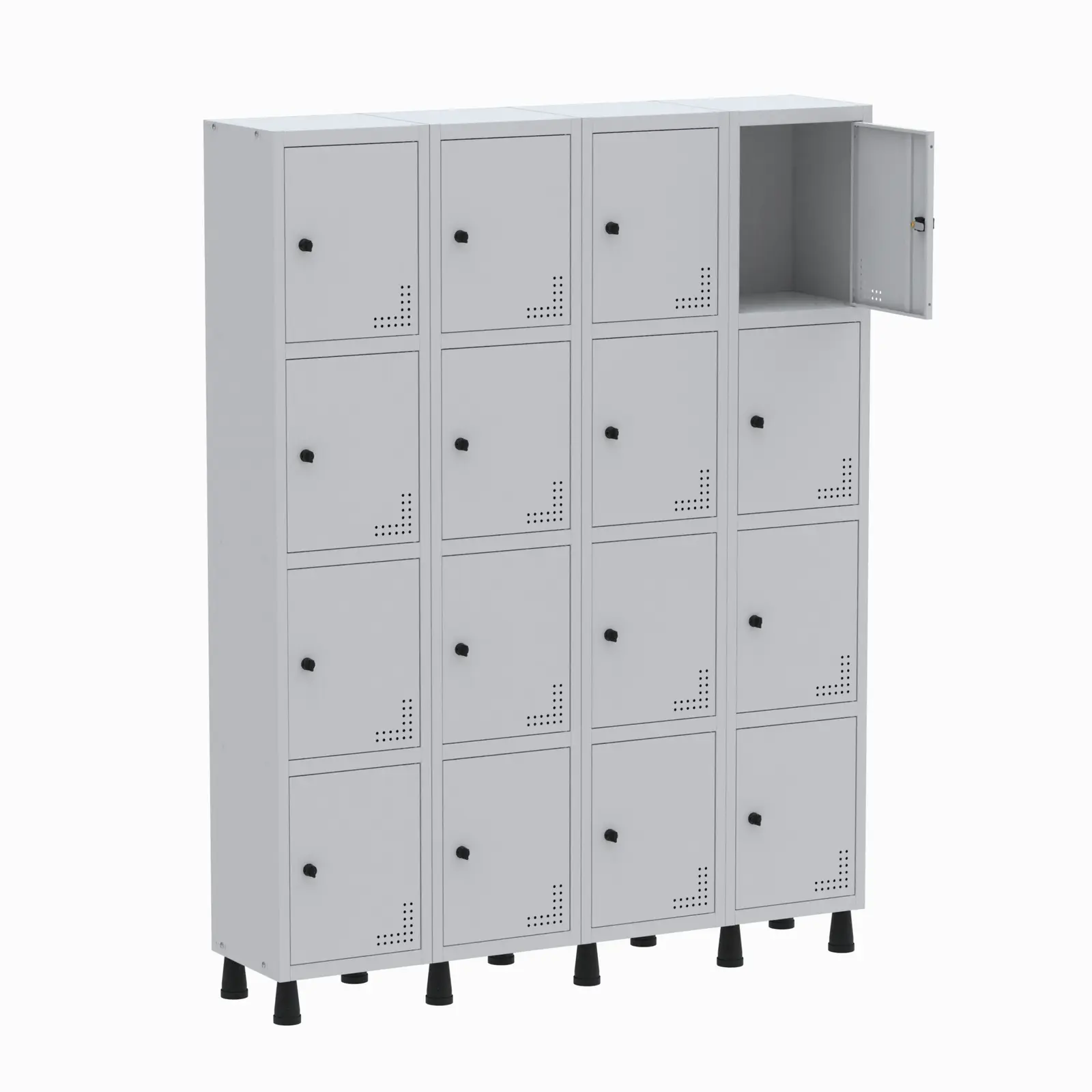 Roupeiro de Aço Light 4 Vãos 16 Portas
